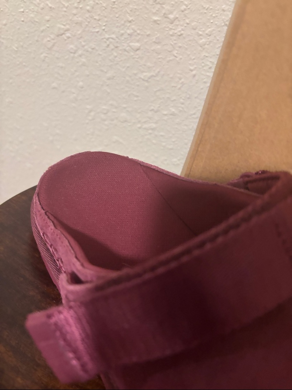 UGG Plum Suede Platform Clog with Strap - Picture 2 of 8